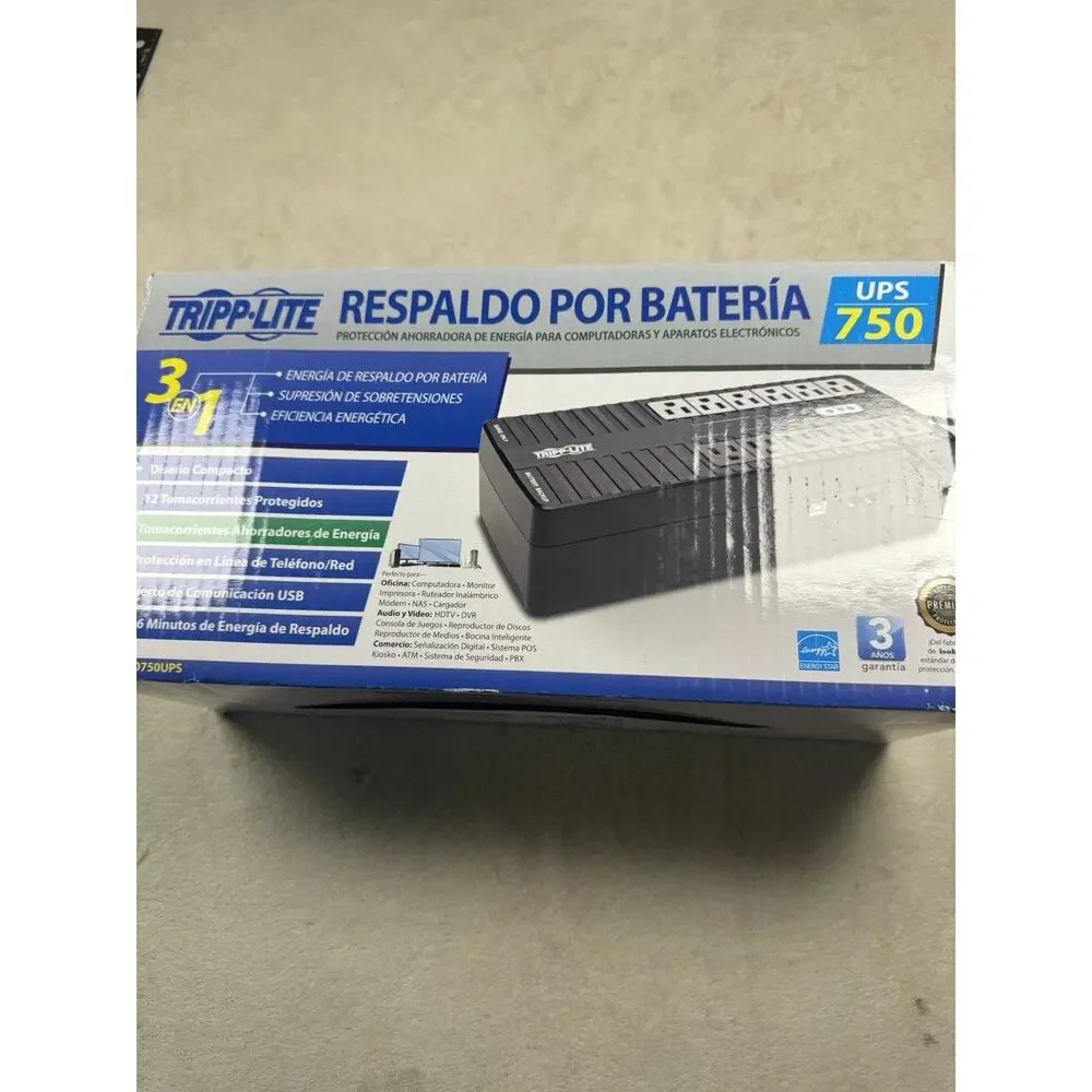 Tripp Lite ECO750UPS 750VA 450W UPS Battery Backup 12 Outlet NEW SEALED
